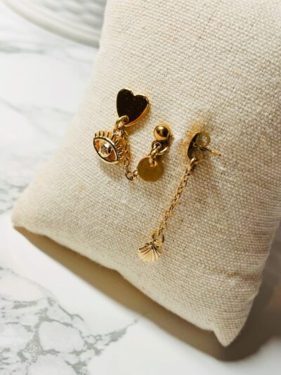 Boucle d’oreille double VALENTINA