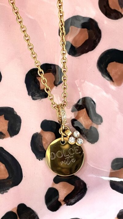 Collier gravé DOLCE VITA